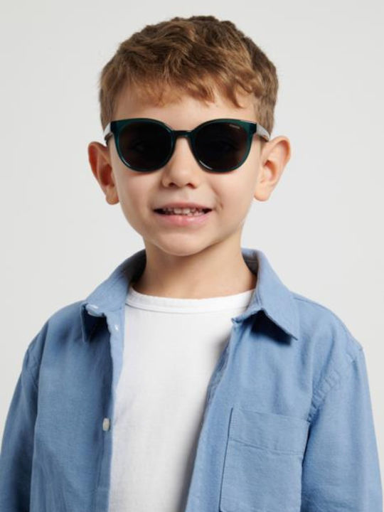 Polaroid Cat Eye Kids Sunglasses with Polarized Purple Lenses