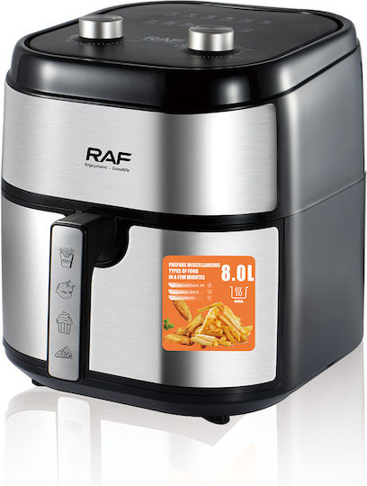 Raf Air Fryer with Double Detachable Bucket 8lt R.5012