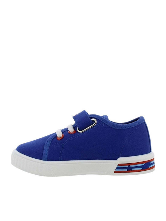 Kids Sneakers Anatomic with Scratch & Lights Blue
