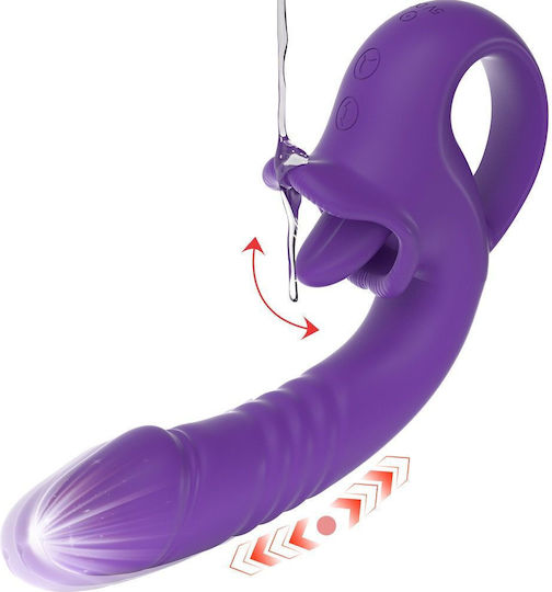 Kinksters Δονητής 19cm Μωβ