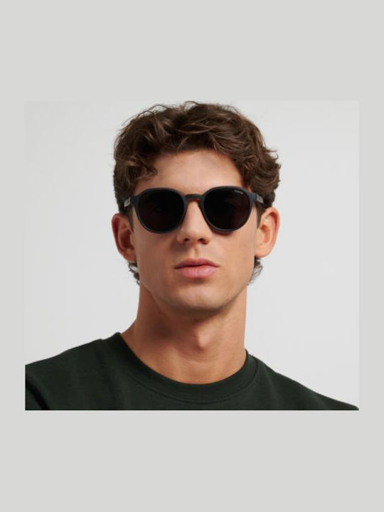 Polaroid Unisex Sunglasses With Green Horn-Rimmed Frame And Grey Lens PLD2170/S/X SMG/M9