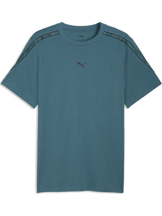 T-shirt Πετρόλ