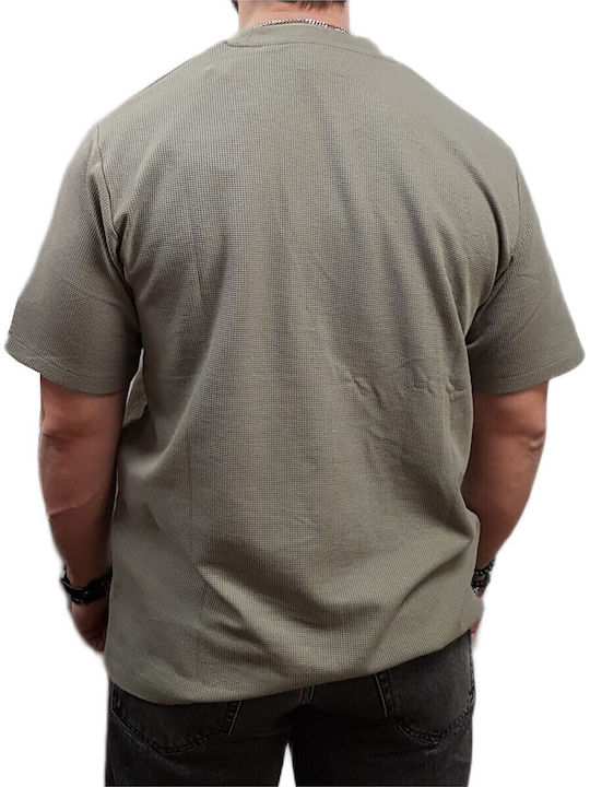 Jack & Jones Neck T-Shirt Vetiver, Khaki