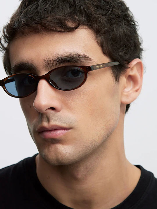 Meller Binti Men's Sunglasses with Yellow Plastic Frame and Yellow Polarized Lens BN-MUSTARDSEA