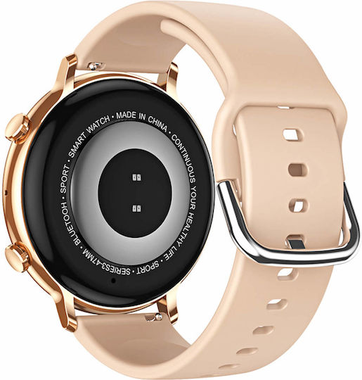 Microwear CY700 Smartwatch (Pink Silicone)