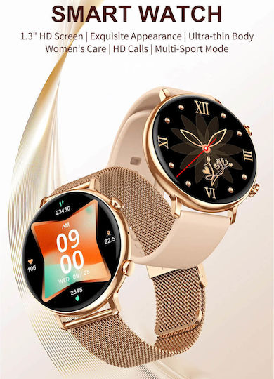 Microwear CY700 Smartwatch (Pink Silicone)