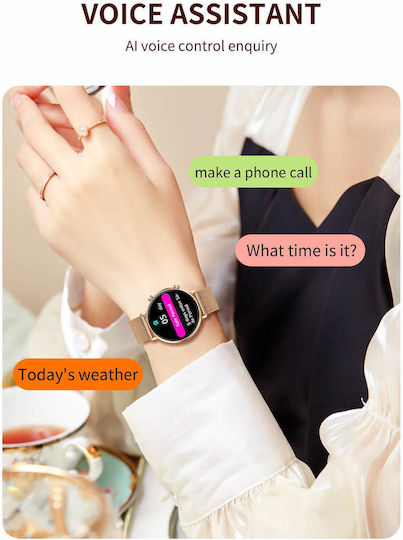 Microwear CY700 Smartwatch (Pink Silicone)