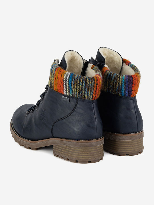 Stiefeletten Damen Blau