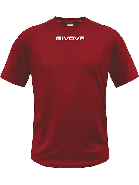 Givova One T-shirt Μπορντό
