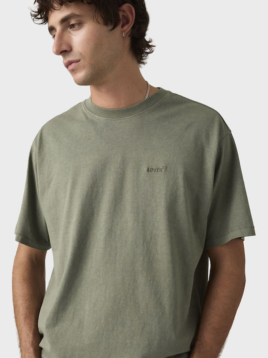 Red Tab Vintage T-shirt Sage Green