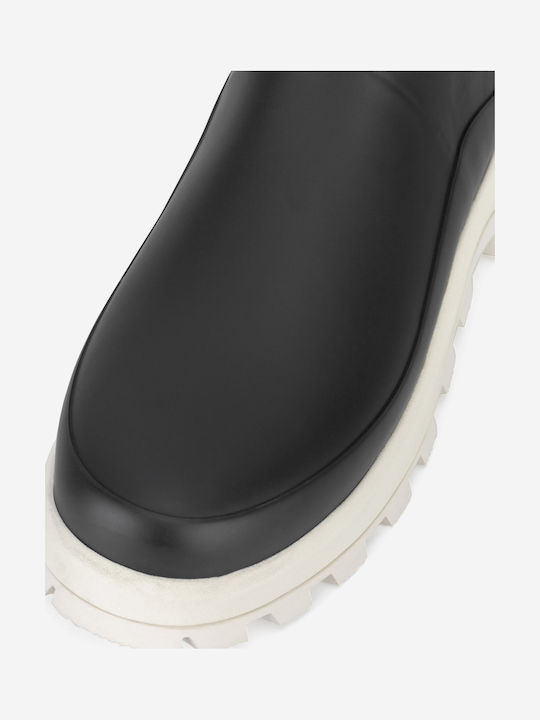 Damen Gummistiefel Schwarz