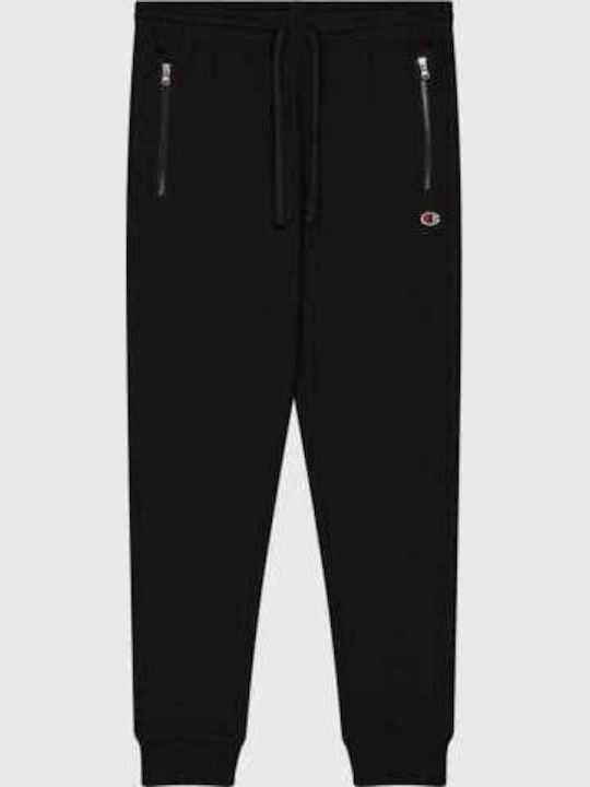 Sweatpants With Elastic Black