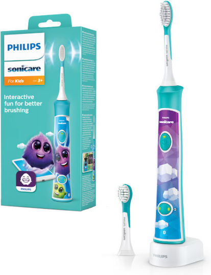 Philips Sonicare Children's Electric Toothbrush for 3+ Years Blue with Replacement Heads