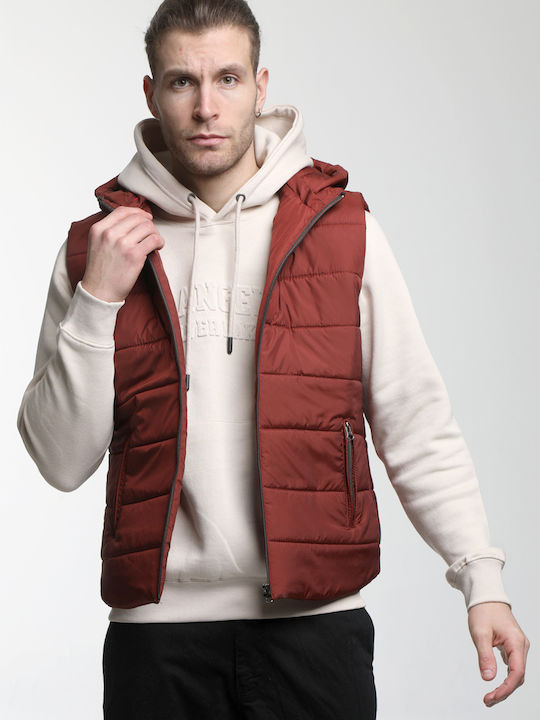 Sleeveless Jacket Puffer Gray
