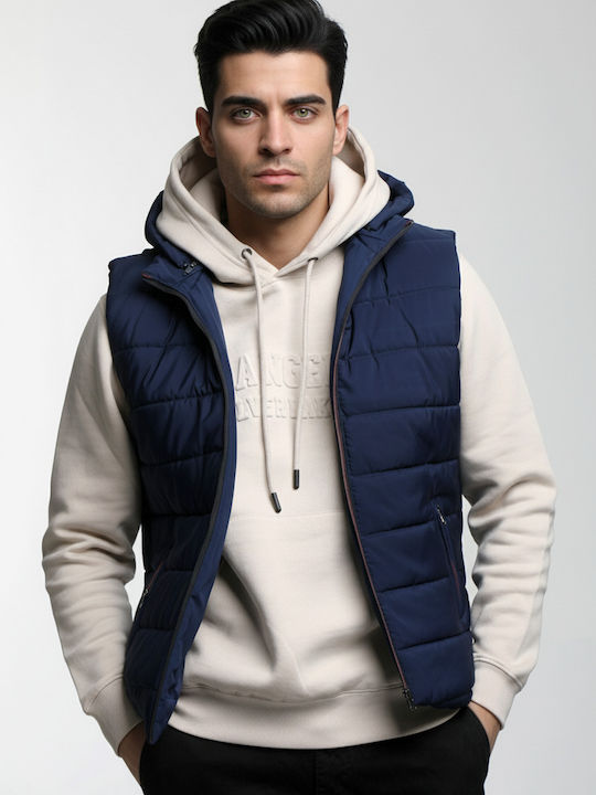 Sleeveless Jacket Puffer Gray