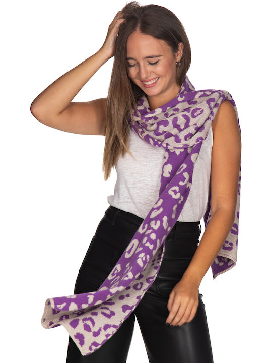 Women's Cashmere Scarf Purple