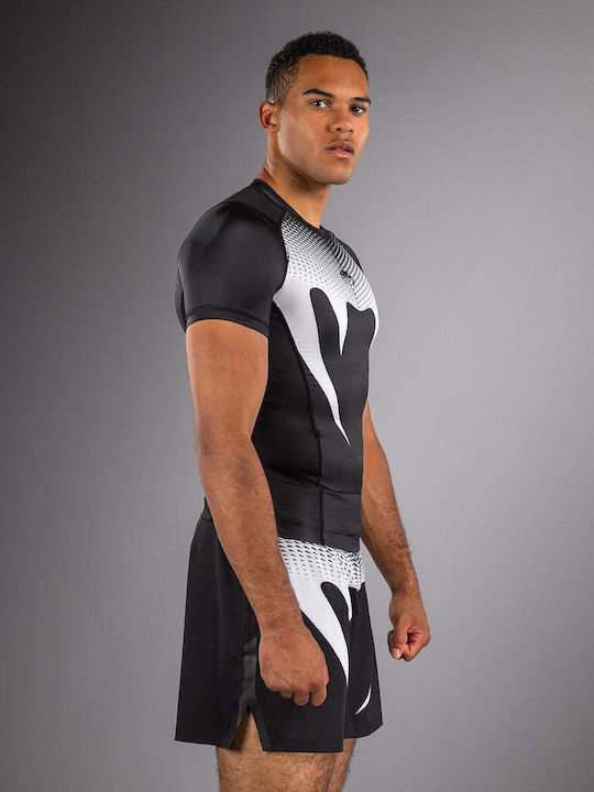 Venum Short Sleeve Shirt VENUM-05915-108 for Jiu-Jitsu Black