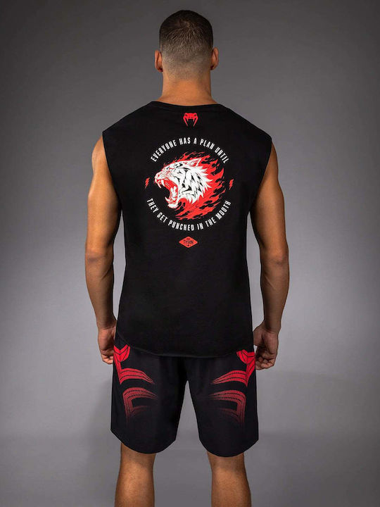 Venum Bărbați Fără mâneci Tricou VENUM-06032-001 Neagră