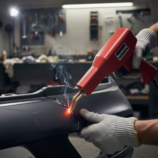 Avizar Mains-powered 50w Plastic Soldering Gun Accessory Kit Red