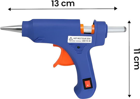Avizar Pistol de Lipit Antiscurgere 20W Încălzire Rapidă PTC DIY Albastru
