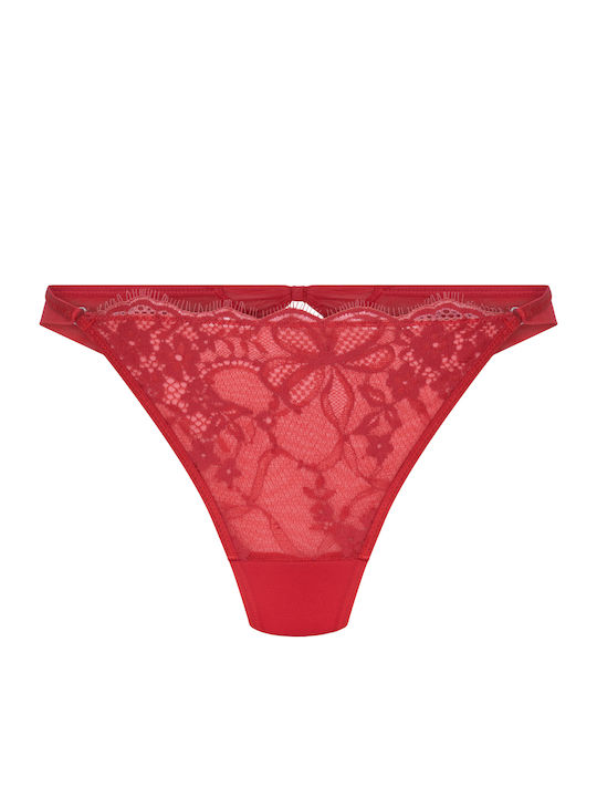 Hunkemöller Комплект Дамско Бельо с Плъзгащ се Червен