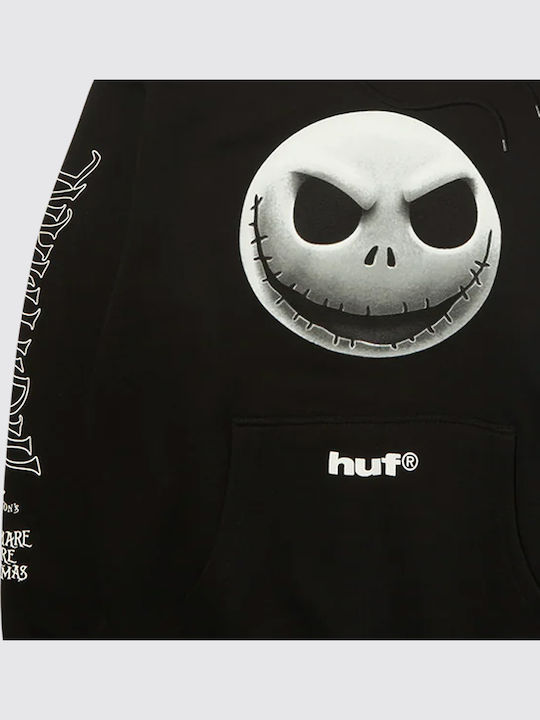 Huf Jack Skellington Po Hoodie 2521619 Pf00851_black
