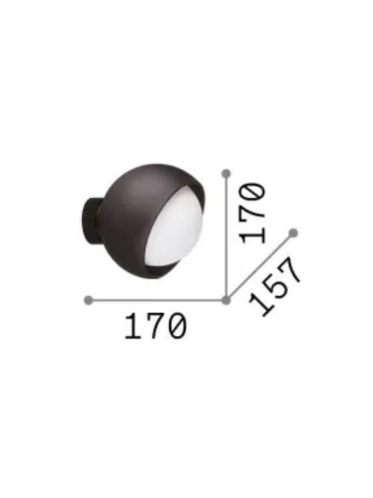 Ideal Lux Leuchte Wand 17cm