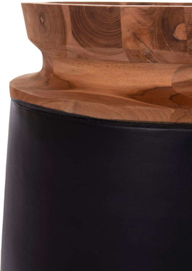 Freebox Decorative Vase Concrete Black Dimensions 41x47cm
