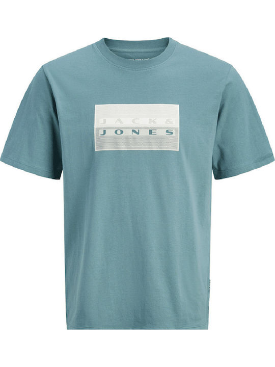 T-shirt Πετρόλ
