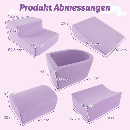 Costway aus Stoff Lila