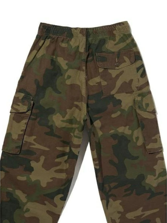 Trousers Cargo in Baggy Line Multicolour