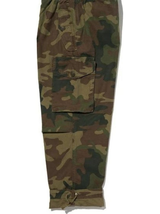Trousers Cargo in Baggy Line Multicolour