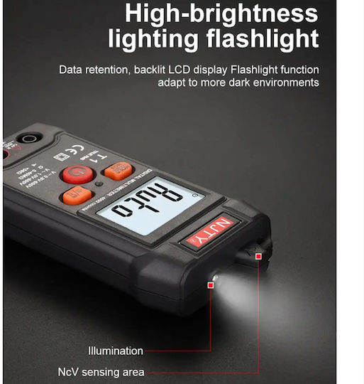 Digital Multimeter True RMS with Buzzer with AC / DC / Resistance Measurement NJTY-T1