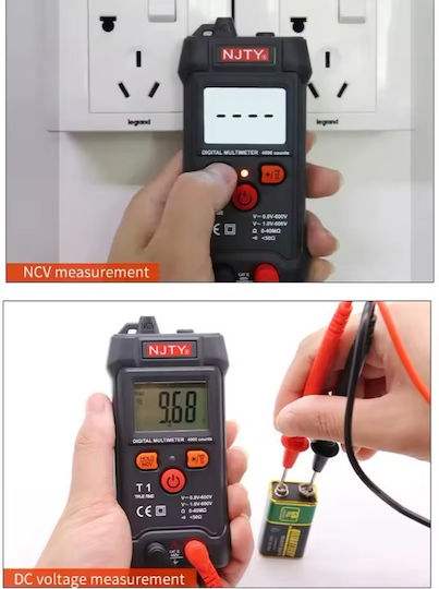 Digital Multimeter True RMS with Buzzer with AC / DC / Resistance Measurement NJTY-T1