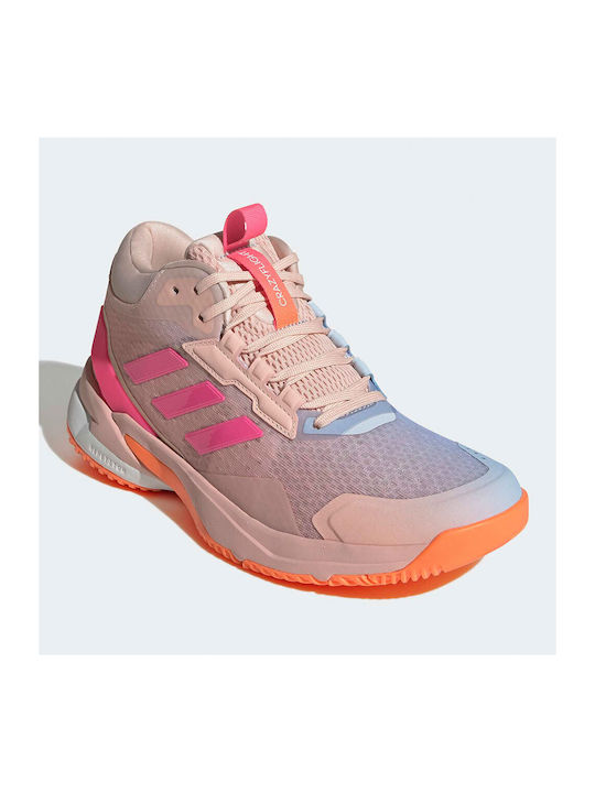 Crazyflight 6 Mid Indoor Pantofi Sport De Volei Pentru Femei Roz