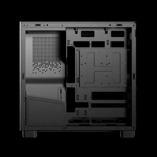 Gamdias Atlas M4 Gaming Midi Tower Κουτί Υπολογιστή με Πλαϊνό Παράθυρο Μαύρο