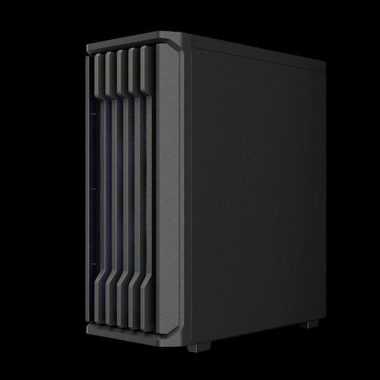 Gamdias Aura GC11 ARGB Gaming Midi Tower Κουτί Υπολογιστή με Πλαϊνό Παράθυρο Μαύρο
