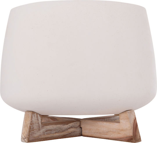 HomeMarkt Topf Beton White 29x29x23cm.