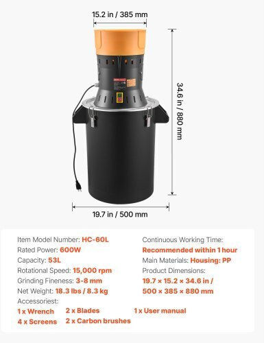 Vevor Multi Cutter Machine