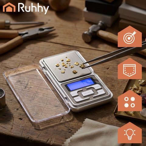Ruhhy Electronic Precision Commercial Scale with Division 200gr