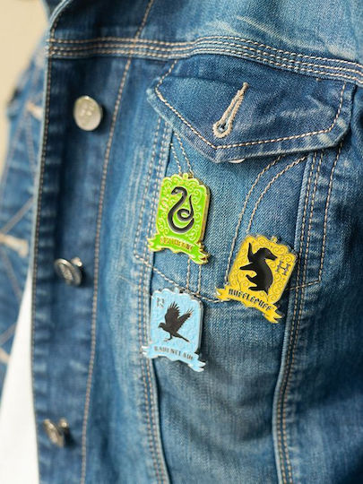 Set of 4 Badges Harry Potter Hogwarts Houses
