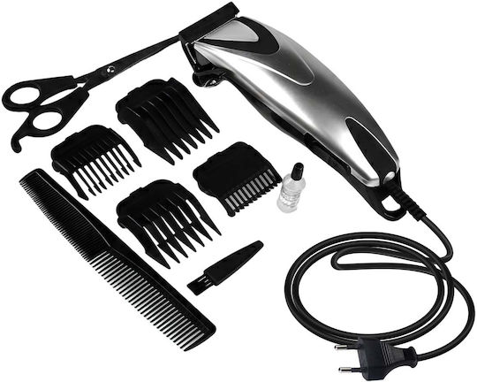 Avizar Corded Hair Clipper Model Sp-4606 Quiet Precise Black Silver