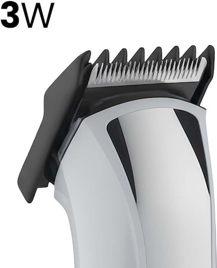 Avizar Compact Rechargeable 3w Cordless Hair Clipper Grey
