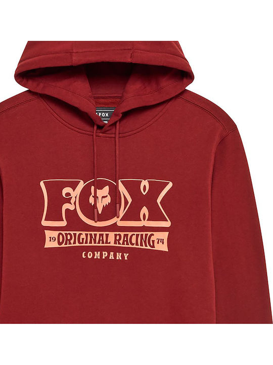 Men's Burgundy Hoodie Sweatshirt