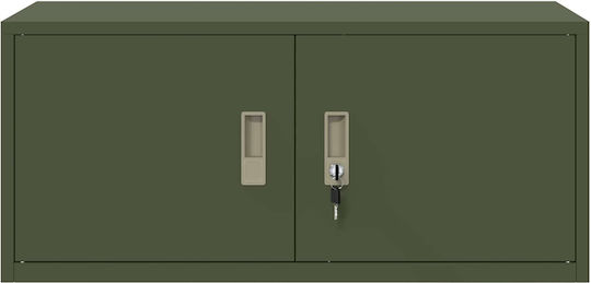Metallisches Büroaufbewahrungsschubladenschrank Grün 90x40x40cm