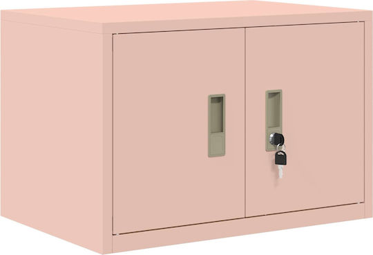 Dulap De Birou Metalic Roz 60x40x40cm