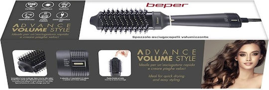Beper Ceramic Electric Brush with Air for Straightening 1200W