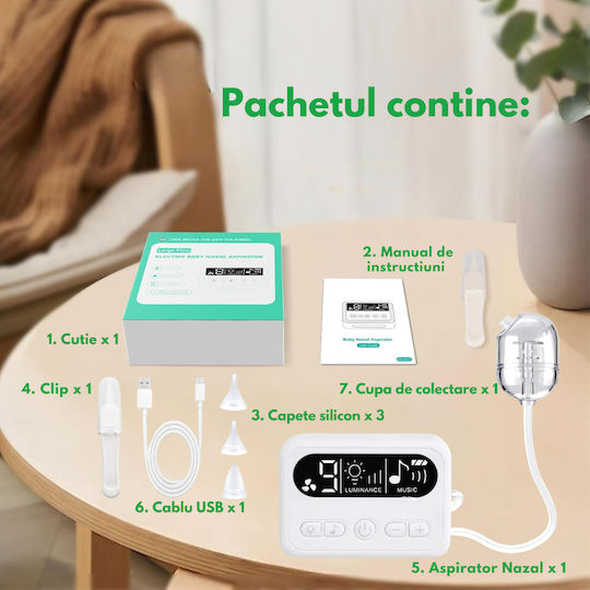 Inco Aspirator Nazal Electric pentru Sugari și Copii