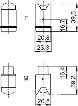 Lapp Connector Insert 4p+pe Female 23a 400v Epic H-a 4 Bs
