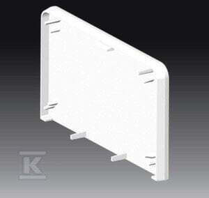 Kopos Halogenfreie Endabdeckung Packung 90x55 D Hf Kanäle Weiße 8401hf_hb